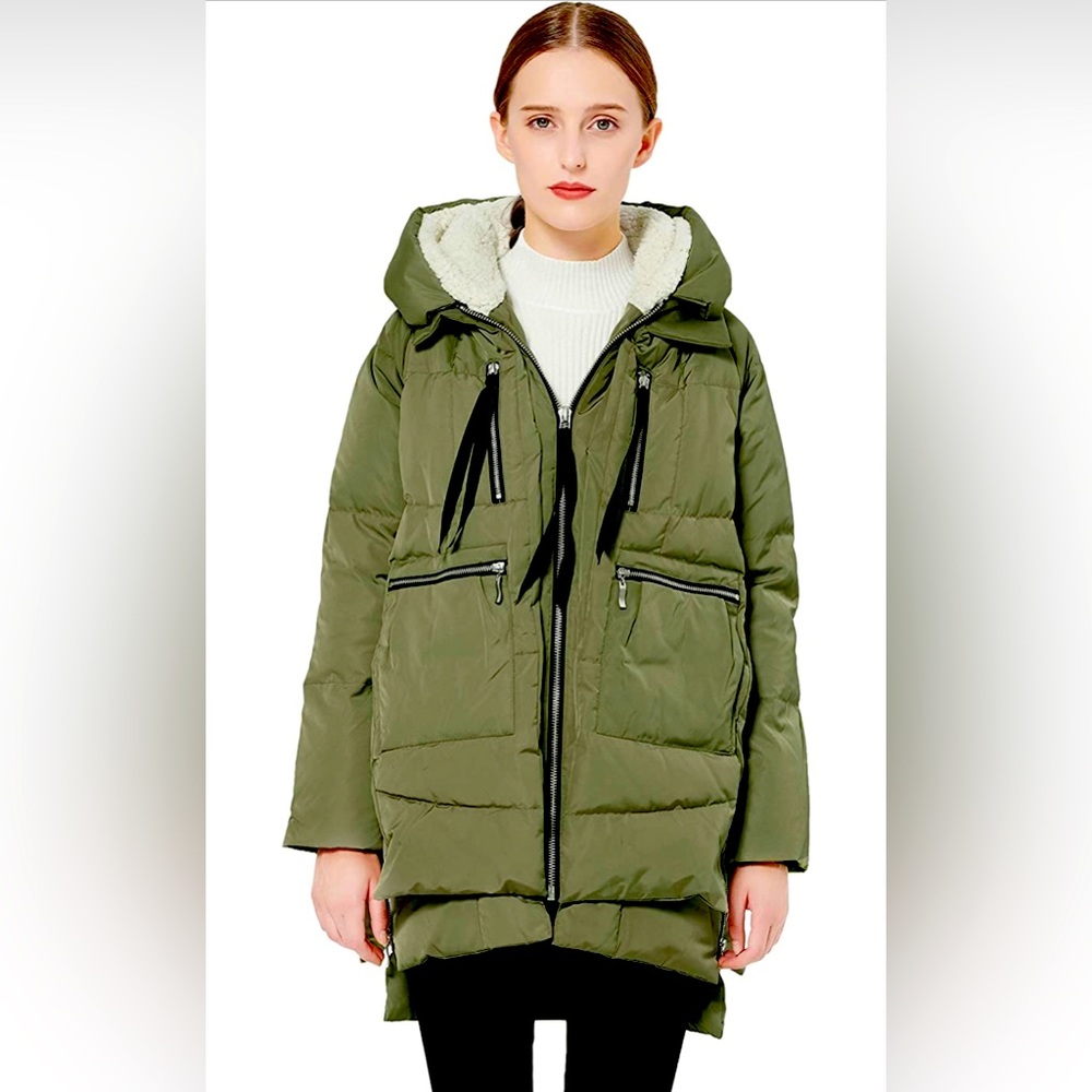 Women’s Green Orolay Down Jacket Size M